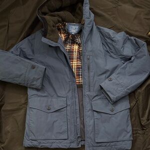J. Crew Blue Military Field Jacket